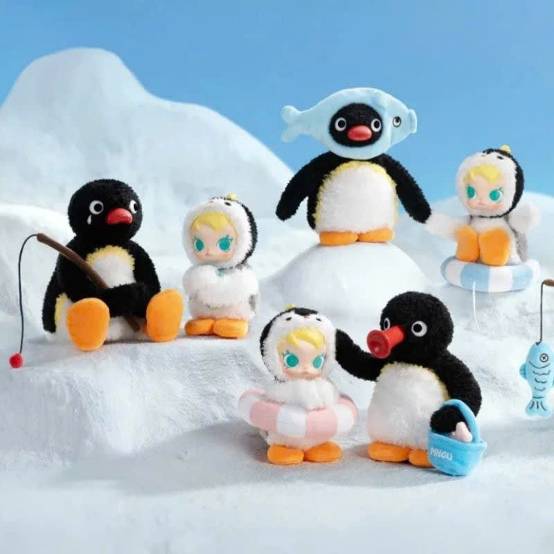 Pop Mart x Pingu Plush Keychain Series - Ảnh 2